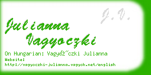 julianna vagyoczki business card